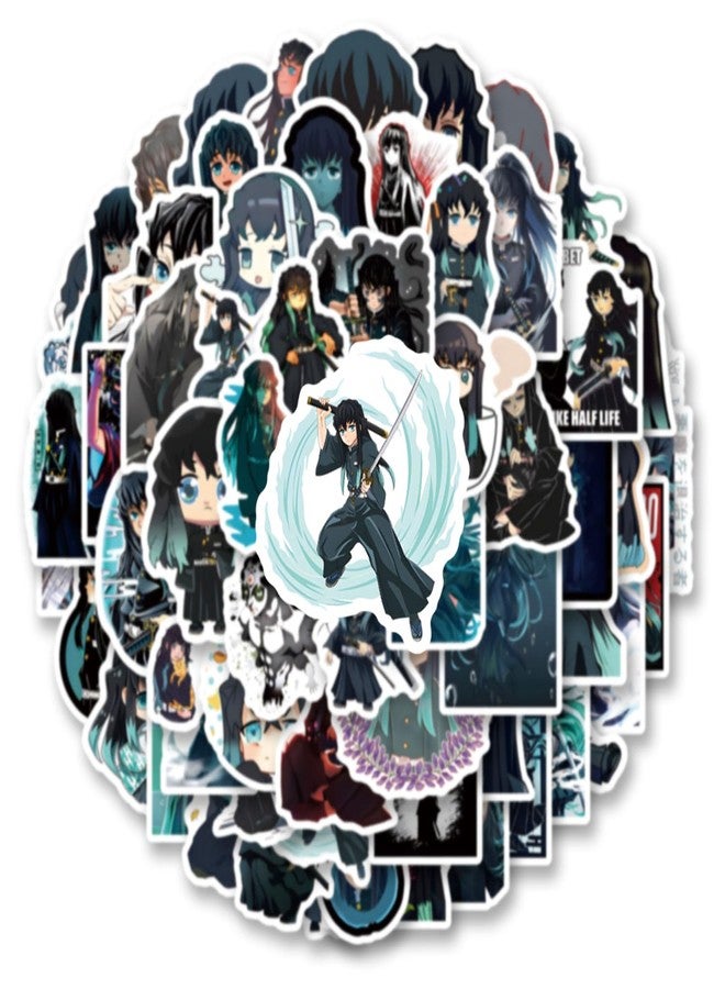 YEESACG 64pcs Japanese Anime Game Romantic Aesthetics Retro Funny Stickers Pop Kawaii Pack | Vsco Funny Cool Deacls Graffiti Stickers Vinyl for Water Bottle Skateboard Luggage Laptop - Image 2